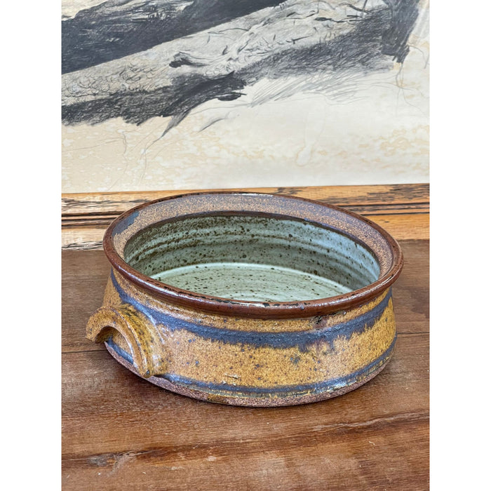 Unique Speckled Stoneware Pot