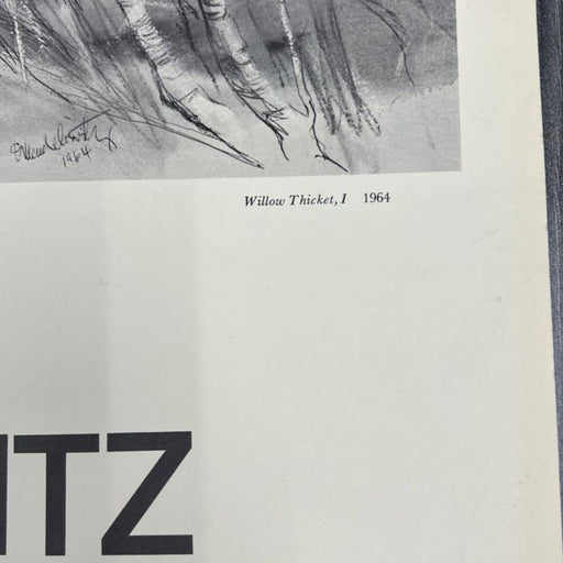Vintage 1967 Poster of Mendelowitz Exhibition at Stanford University.