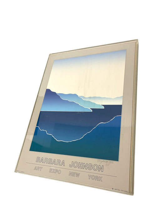 Vintage 1982 Barbara Johnson Art Expo New York Poster - Wetzel Editions