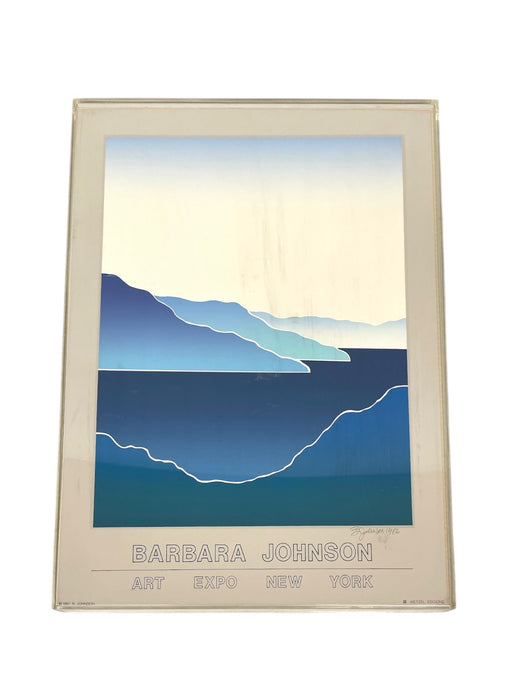 Vintage 1982 Barbara Johnson Art Expo New York Poster - Wetzel Editions