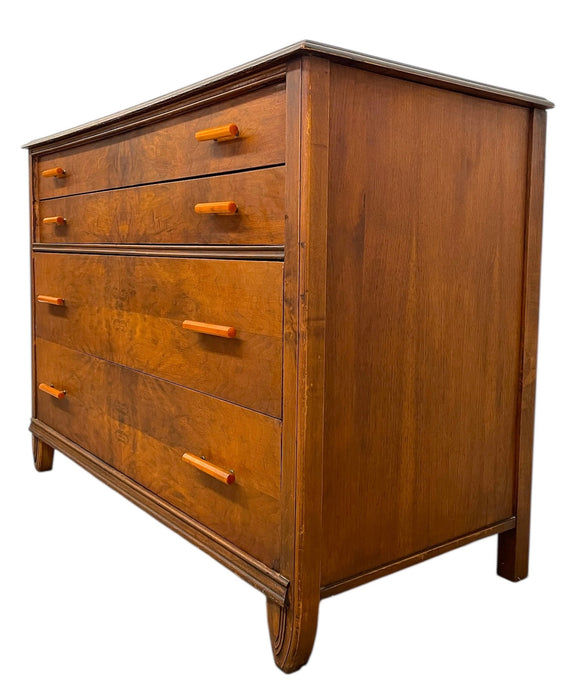 Vintage Art Deco Dresser with Four Drawers