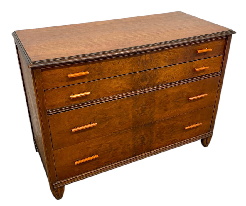 Vintage Art Deco Dresser with Four Drawers