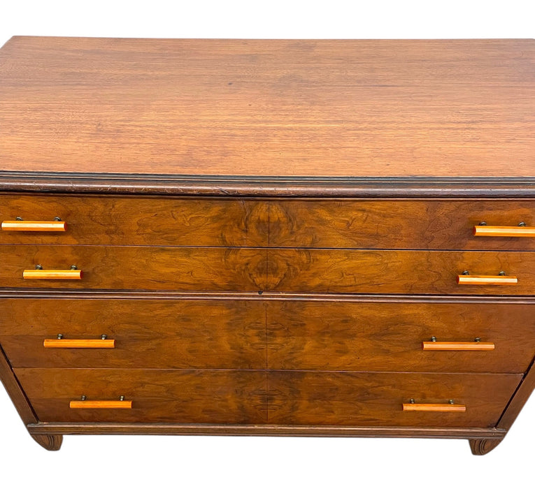 Vintage Art Deco Dresser with Four Drawers