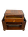 Vintage Art Deco End Table with Attached Dual Magazine Racks