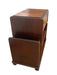 Vintage Art Deco End Table with Attached Dual Magazine Racks