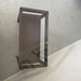 Vintage Art Deco Glass Top Wooden End Table. Uk Import.