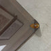 Vintage Art Deco Glass Top Wooden End Table. Uk Import.