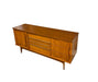 Vintage Bassett Monterey Mid-Century Modern Walnut 5-Drawer and 9-Drawer Dresser Set with Rosewood ‘X’ Inlays by Leo Jiranek Circa 1963