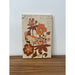 Vintage Batik Abstract Floral Artwork by Elisabeth Bernath