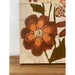 Vintage Batik Abstract Floral Artwork by Elisabeth Bernath