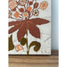 Vintage Batik Abstract Floral Artwork by Elisabeth Bernath