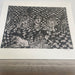 Vintage Black and White Abstract marker Graphic Art piece.