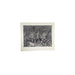 Vintage Black and White Abstract marker Graphic Art piece.