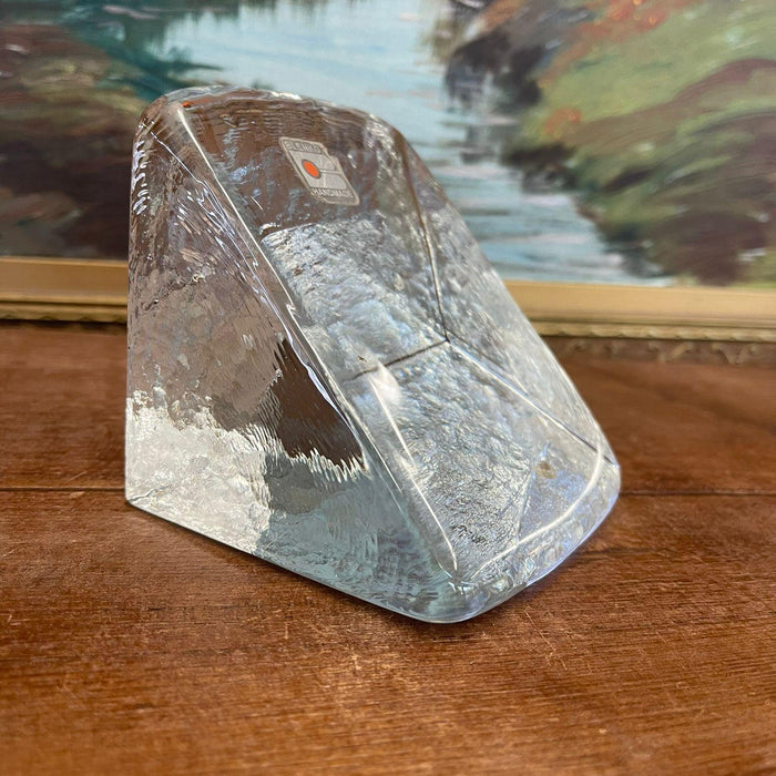 Vintage Blenko handmade Art glass Bookend (Available by Online Purchase Only)