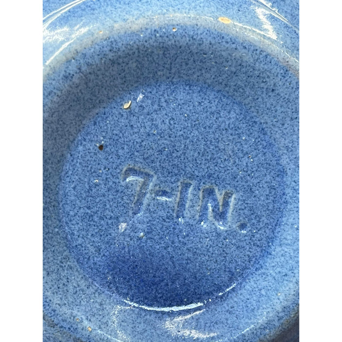 Vintage Blue Stoneware Pot