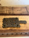 Vintage Brass Trivet long form handle