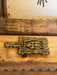 Vintage Brass Trivet long form handle