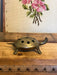 Vintage Brass Turtle with holes Figurine