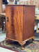 Vintage Cabinet Table with Burl Front