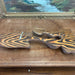 Vintage Carved Wood Mushroom Wall Hanging Decor.