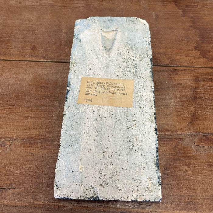 Vintage Ceramic German Impression of Baking Cast Mold of Drummer. Circa 1969