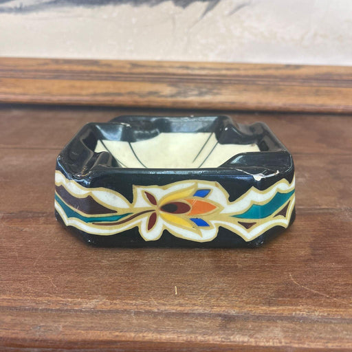 Vintage Ceramic Hand Painted Ashtray. Imported From Holland.