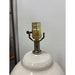 Vintage Ceramic Lamp Base with Floral Motif