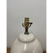 Vintage Ceramic Lamp Base with Floral Motif