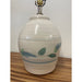 Vintage Ceramic Lamp Base with Floral Motif