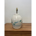 Vintage Ceramic Lamp Base with Floral Motif