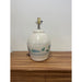 Vintage Ceramic Lamp Base with Floral Motif