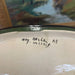 Vintage Ceramic Oval Pot Hand Painted . Import From Holland.
