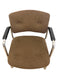 Vintage Chrome Toned Cantilever Armchair - Mid-Century Modern Office or Accent Chair