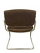 Vintage Chrome Toned Cantilever Armchair - Mid-Century Modern Office or Accent Chair