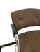 Vintage Chrome Toned Cantilever Armchair - Mid-Century Modern Office or Accent Chair