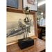 Vintage Curtis Jere Style Brutalist Lily Flower Sculpture
