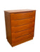 Vintage Danish Mid Century Modern Tallboy Dresser by Nils Jonsson for Torring Mobelfabrik