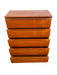 Vintage Danish Mid Century Modern Tallboy Dresser by Nils Jonsson for Torring Mobelfabrik