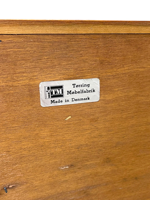 Vintage Danish Mid Century Modern Teak 6 Drawer Dresser by Nils Jonsson for Torring Mobelfabrik