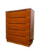 Vintage Danish Mid Century Modern Teak Dresser and Tallboy Set by Nils Jonsson for Torring Mobelfabrik