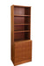 Vintage Danish Mid Century Modern Teak Free Standing Book Shelf With 4 Drawers Storage (Available online purchase only)