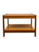 Vintage Danish Mid Century Modern Teak Two-Tier Side Table