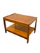 Vintage Danish Mid Century Modern Teak Two-Tier Side Table