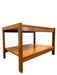 Vintage Danish Mid Century Modern Teak Two-Tier Side Table