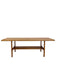 Vintage Danish Mid Century Modern White Oak Coffee Table Attributed to Berge Mogensen