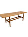 Vintage Danish Mid Century Modern White Oak Coffee Table Attributed to Berge Mogensen