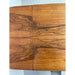 Vintage Danish Modern Coffee Table With Ornate Rosewood Grain and Wicker Shelf