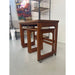 Vintage Danish Modern Nesting Table With Flip Top Uk Import