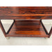 Vintage Danish Modern Rosewood Side Table on Casters. Uk Import