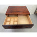 Vintage Danish Modern Rosewood Side Table on Casters. Uk Import